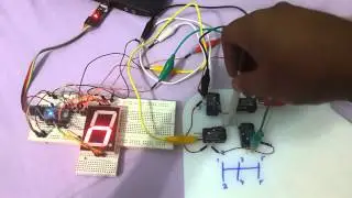 Gear indicator using arduino mini