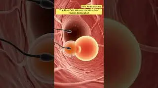 The First Cell: Witness the Miracle of Human Conception | Bio Anatomy Art | Gut Health