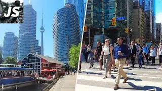 York Street from the Lake | Summer's Here Toronto Walk (June 2022)