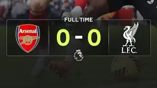 Highlight: Arsenal 0-0 Liverpool #viral #arsenal #liverpool #football #soccer #fansreaction 