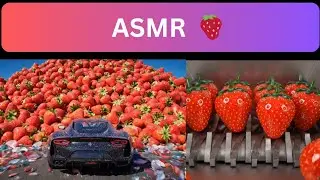 Slow Motion Smash Strawberry Compilation 🍓