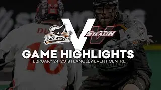 GAME HIGHLIGHTS: New England Black Wolves @ Vancouver Stealth - Week 12