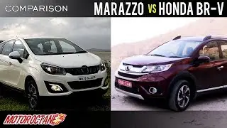 Mahindra Marazzo vs Honda BRV 2018 Comparison | Hindi | MotorOctane