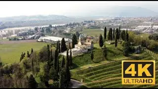 Drone shots of Vidor, Italy - VIDEO 4K