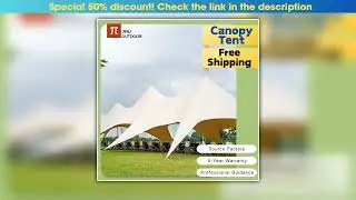 Single Double Pole Star Canopy Tents Octopus Canopy Thicken 900D Oxford Cloth Shape Stretch Canopy