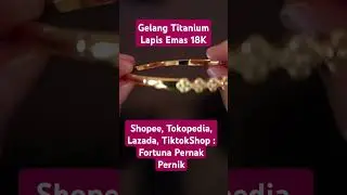 #gelangtitanium #gelanglapisemas #gelang #bangle #gelangbangle #xupingjewelry #jewelry #aksesoris