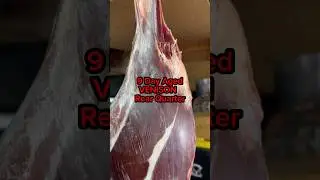 Dry Aged Venison - 🔪🦌 #venison #butcher #meat #short