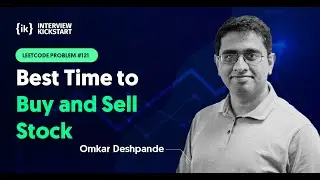 Leetcode Problem | Best Time to Buy and Sell Stock | Omkar Deshpande #leetcode  #faang