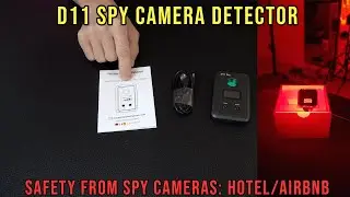 Apantimx Hidden Camera Detectors D11 Pro with Screen, Digital Spy Camera Finder IR Lights Scanner