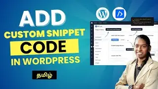 Code Snippets WordPress Tutorial [Tamil 2026]