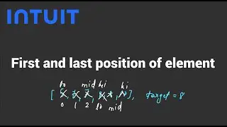 Find first and last position of element in sorted array - Leetcode 34 - Python