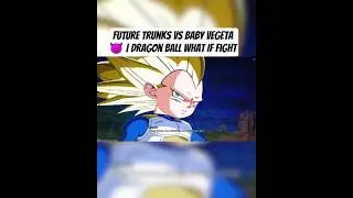 Future Trunks vs Baby Vegeta Dragon Ball What IfFight #ssjvegeta #dragonballsparkingzero #shortvideo