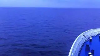Verso Porto Torres sulla nave Moby a prua