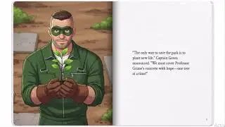 Captain Green Plants Trees 🌳 | Bedtime Stories for Kids | English Learning | Stories for Toddlers