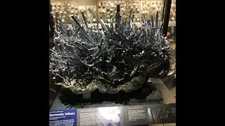 Massive Stibnite from the Amazing New Hall of Gems at the American Museum of Natural History in NYC!
