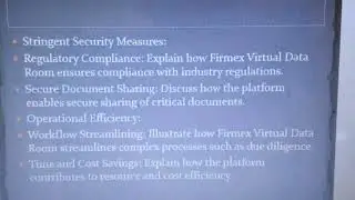 Firmex Virtual Data Room