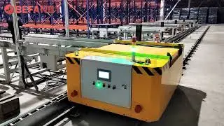 12T Railway Transport Cart , Factory Rail Carts Automatic Conveyer