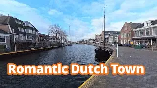 Walking Video: 4k walk through a romantic Dutch town