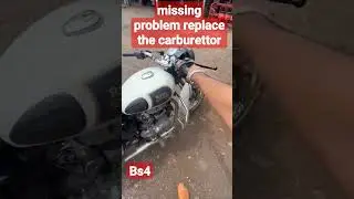 classic 350 missing problem bs4 replace the carburettor #royalrafi01 #motorcycle #classic350