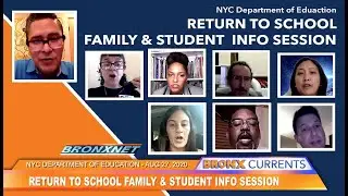 Bronx Currents: Return to School Family and Student Information Session