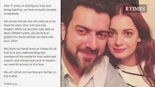 SHOCKING! Dia Mirza announces SEPARATION with husband Sahil Sangha