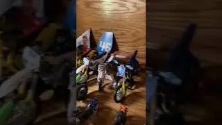 Lots of dirt bike toys