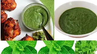Green Chutney // Pudina and malliyila chutney in malayalam// Easy and quick green chutney