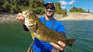 Early Fall Jerkbait Fishing For Hungry Smallmouth Bass!!!