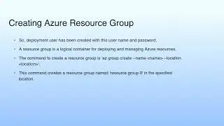 Creating Azure Resource Group | Cloud Computing Demo - Microsoft Azure