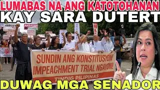 LUMABAS NA ANG KATOTOHANAN KAY SARA DUTERTE! DUWAG MGA SENADOR! Miz July