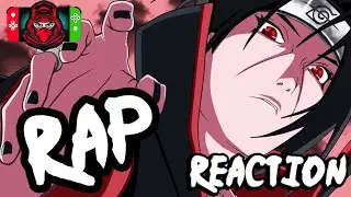 RUSTAGE - Lies (Itachi Rap) ft. @Eddierath [NARUTO] - Reaction [NMGSmash Reacts]