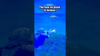 The lock on pistol is broken&hellip; 😳 #shorts #fortnite #gaming