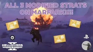 Helldivers 2 - Super Helldive - Full Clear - I took all 3 modified stratagems to Marfark!!!