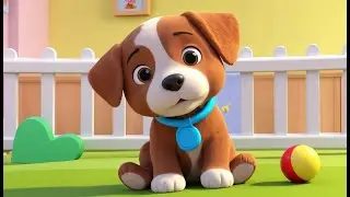 Puppy Lost Her Favorite Teddy Bear | Cute Kids Nursery Rhyme Animation