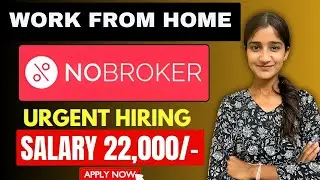 Nobroker Work From Home Jobs 2026 | Jobs For 12th Pass Students | Jobs For Housewives | WFH Jobs