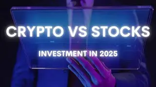 Crypto vs  Stocks 5 Minute Breakdown! #2025investments #cryptocurrencyexplained