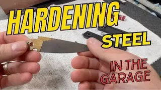 Hardening a Knife Blade with an Oxygen Acetylene Torch! 😂🔪 #knifemaking #metalwork #diy