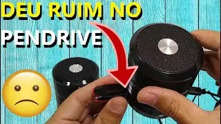 CAIXINHA BLUETOOTH NÃO TOCA PENDRIVE DE BOA,  dicas sobre caixinha WS-887 sem potência no som, falha