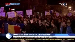 Mitinguri de solidaritate cu rom&acirc;nii din diaspora care nu au putut vota &icirc;n turul I