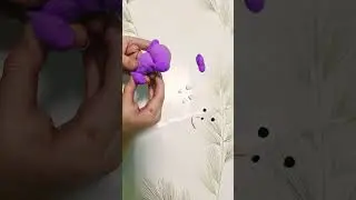 котик из воздушного пластилина  #cat #kids #toys #youtubeshorts