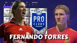 FIFA 21 Fernando Torres Pro Clubs Creation