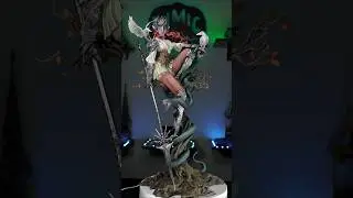 Lenora Queen of Crows #modelpainting #elven #fantasyart