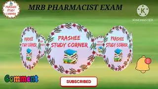 MRB Pharmacist exam preparation DI Tnpsc exam GPAT @prasheestudycorner2424