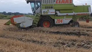 #40 ŻNIWA 2021 ROZPOCZĘTE-- Jęczmień ozimy na 8T/ha?? Ciężkie warunki, prawie Wtopa.. Class Mega 204