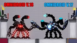 OMNIDROID 18 VS OMNIDROID 17 ??? Who Is Stronger ??? People Playground