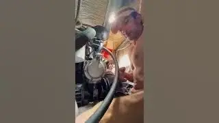 Installing water pump and fuel pump assembly on Mercruiser 454 ￼