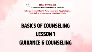 Free Course Basics of Counseling | Lesson 1 Guidance and Counseling #psychology #counselling