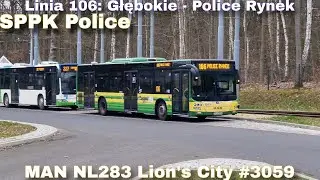 SPPK Police - Linia 106, MAN NL283 Lion's City #3059