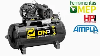 Compressor de ar 10 pés 100 litros Monofásico Pressure