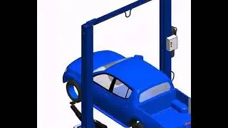 Elevador Dos Postes 9000 Lbs LATSY Garage Equipment Supply S.A.S
